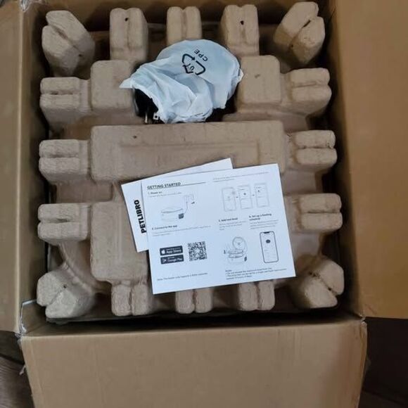 NEW. WHITE. PLASTIC BOWL. PETLIBRO POLAR SMART PET CAT WET FOOD FEEDER 3-MEAL - Picture 4 of 7